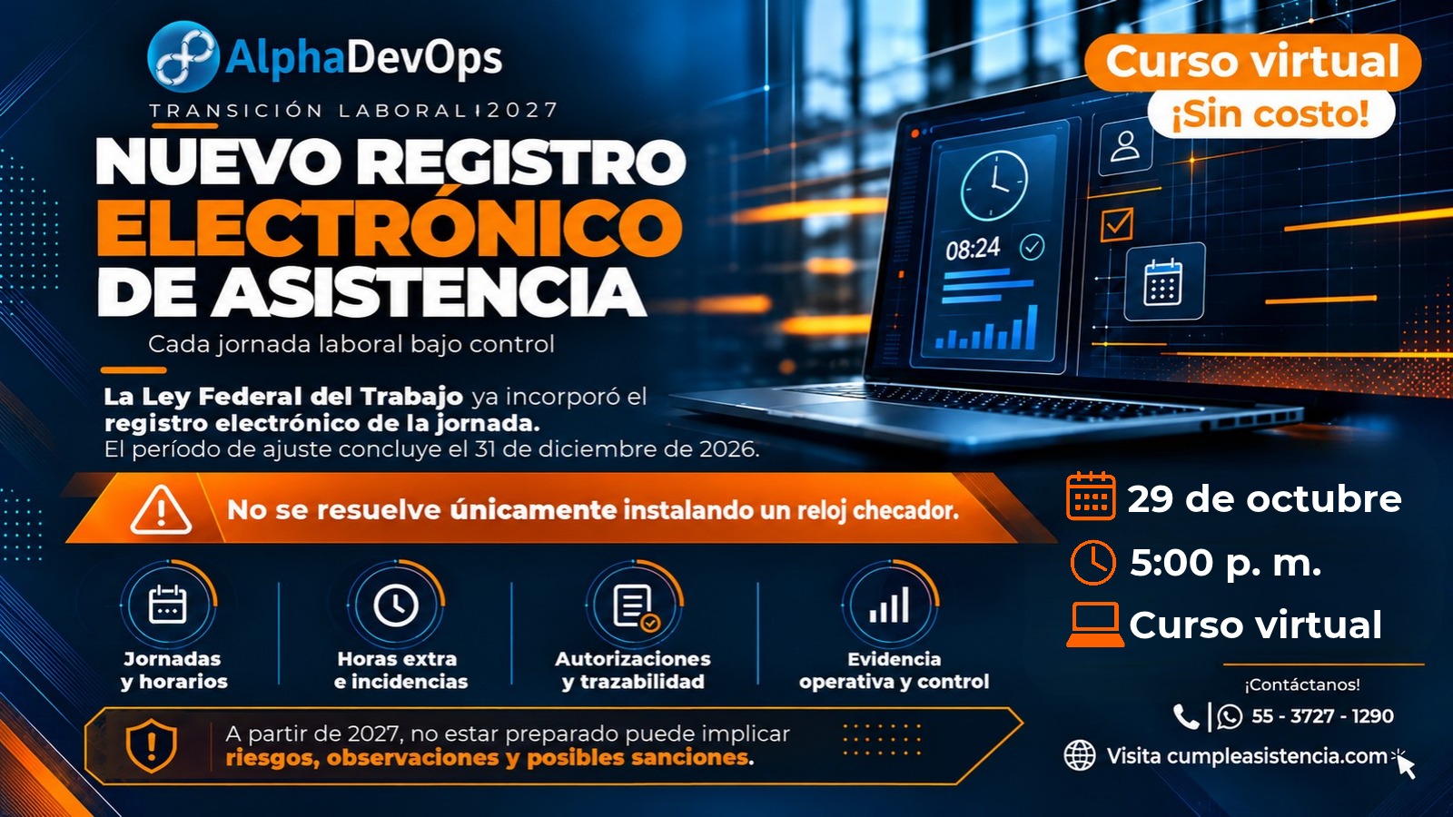 Control de Asistencia Empresarial: del registro al control de tu operación